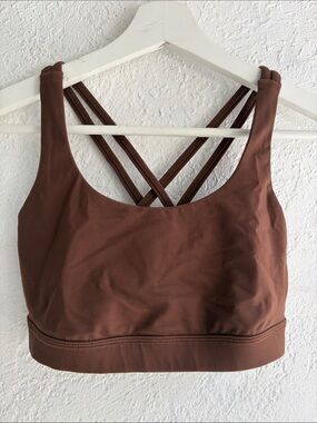 Lululemon Brown Cross-Back Sports Bra - Women